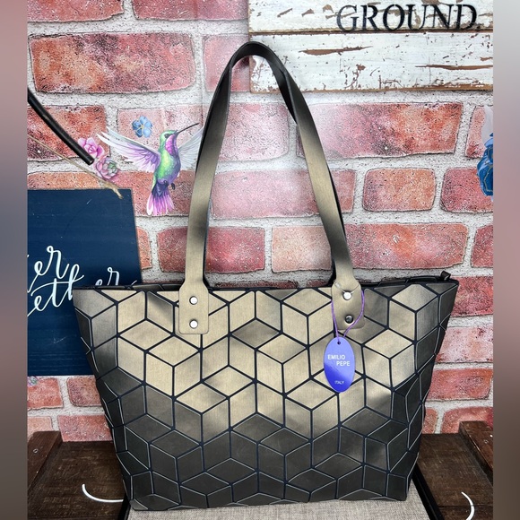 EMILIO PEPE Geometric Tote - Picture 1 of 7
